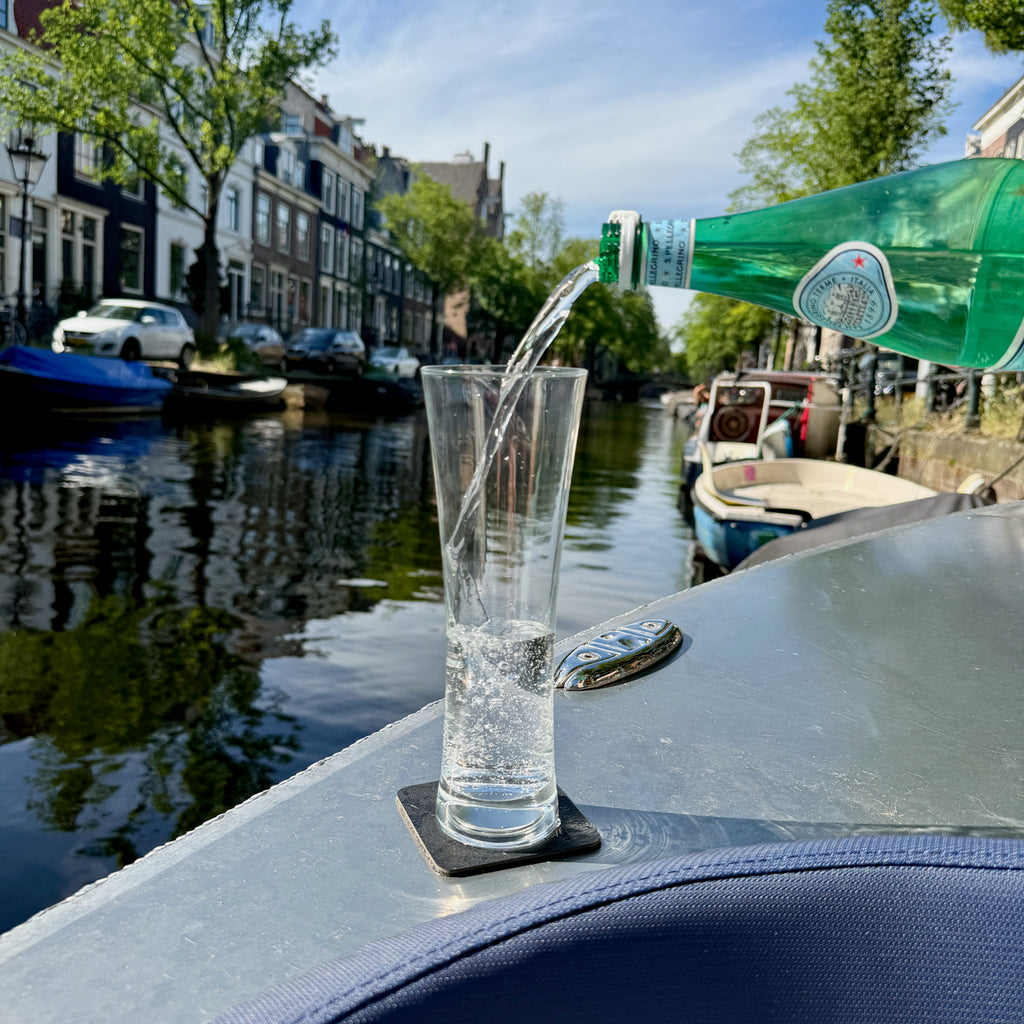 Set van 2 Silwy Magnetische bierglazen
