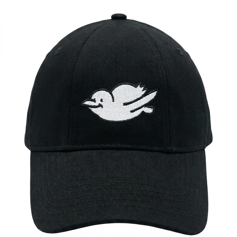 Penguin Cap met geborduurde Penguin (Één maat)