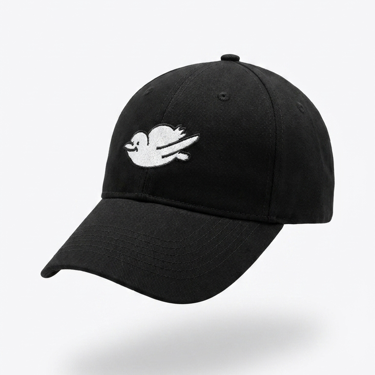 Penguin Cap met geborduurde Penguin (Één maat)