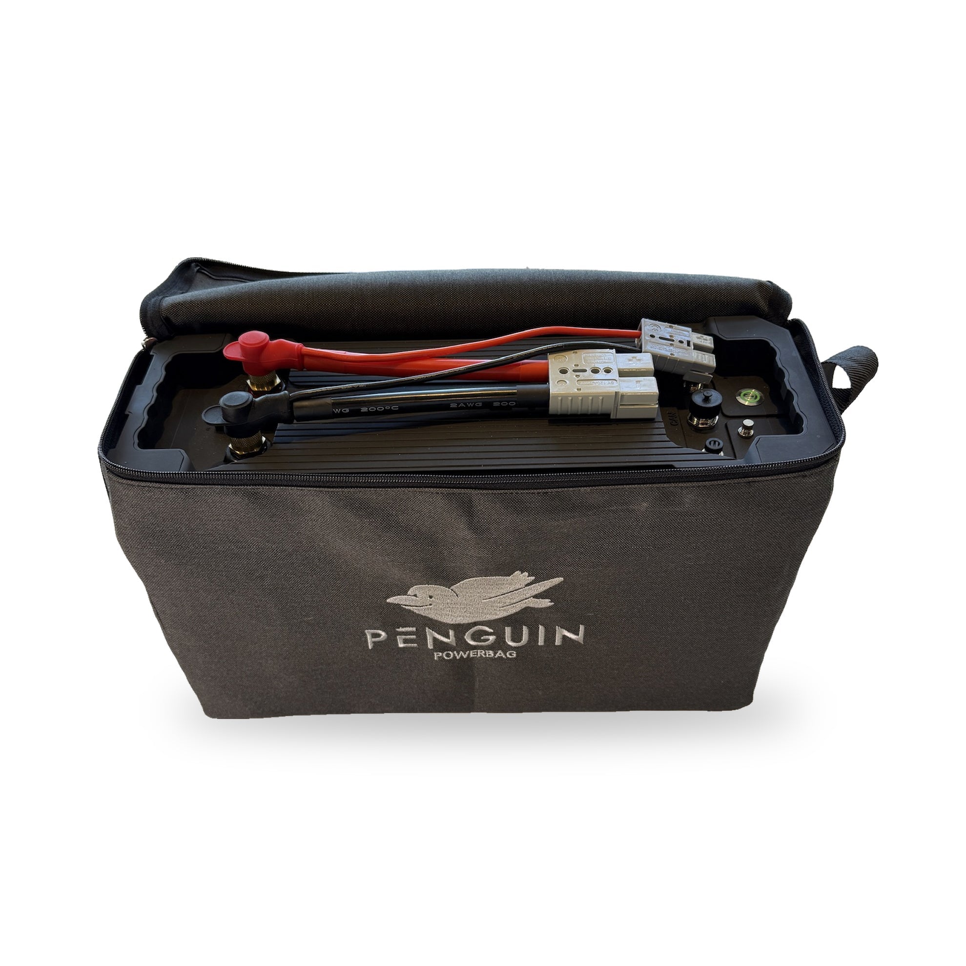 Penguin Powerbag 48V 53 Ah, lader (10A), 35 mm2 motorkabel Anderson 120 stekker